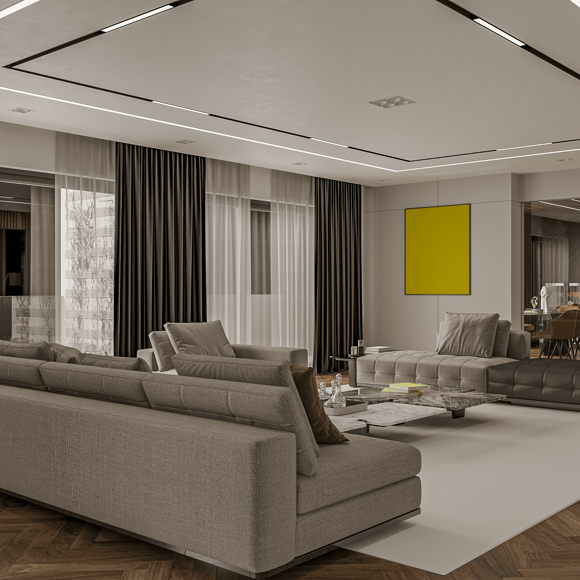 Magnetic Track Linear Light