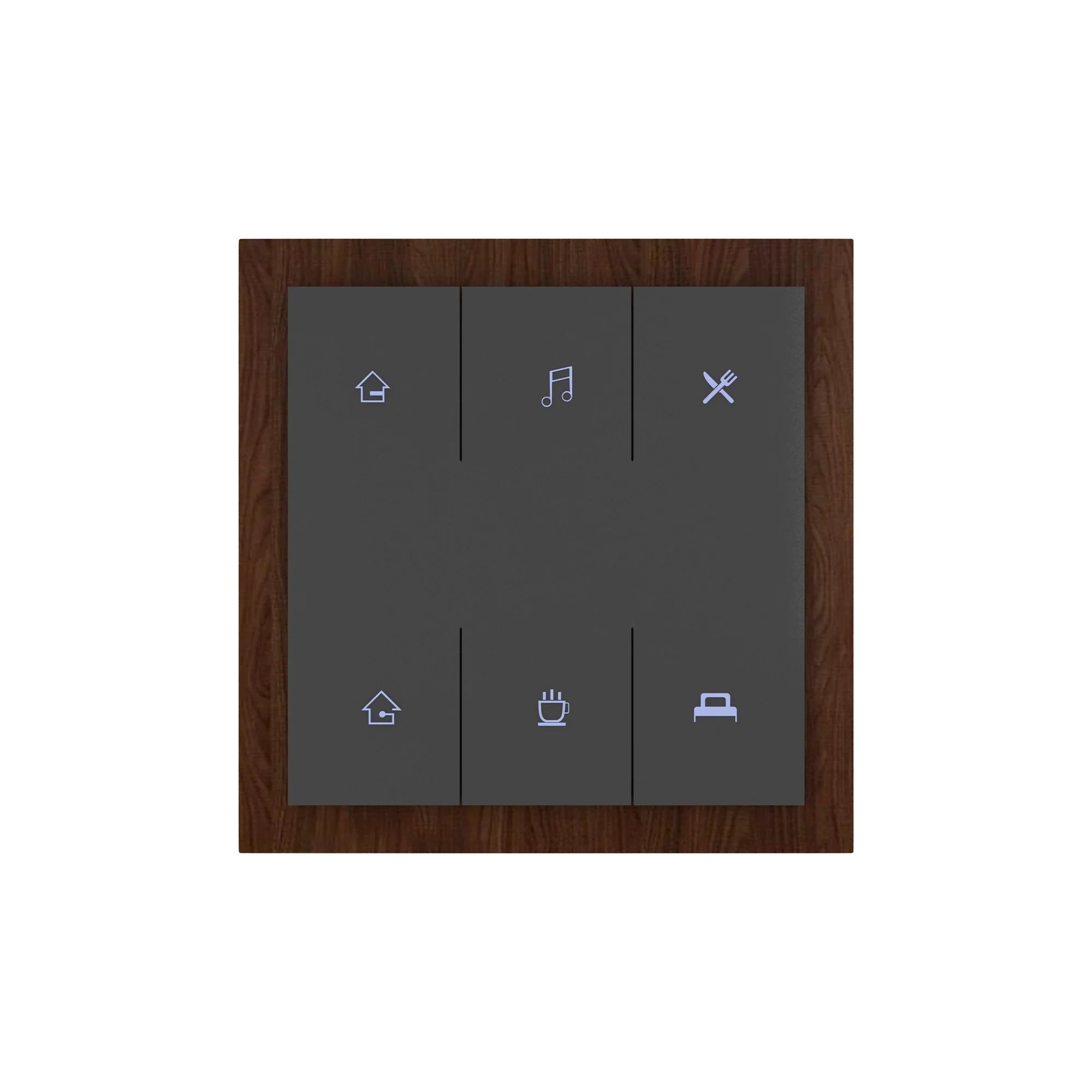 Luxury Smart Switches - Mahogany