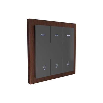 Luxury Smart Switches - Mahogany