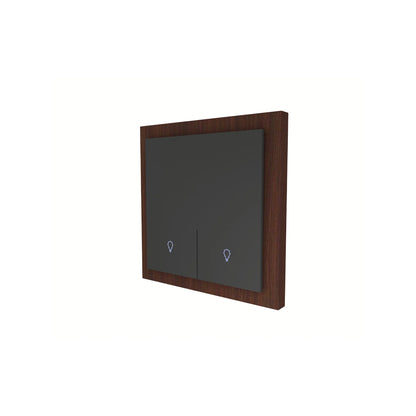 Luxury Smart Switches - Mahogany
