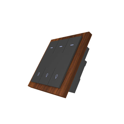 Luxury Smart Switches - Mahogany