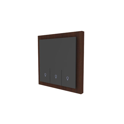Luxury Smart Switches - Mahogany