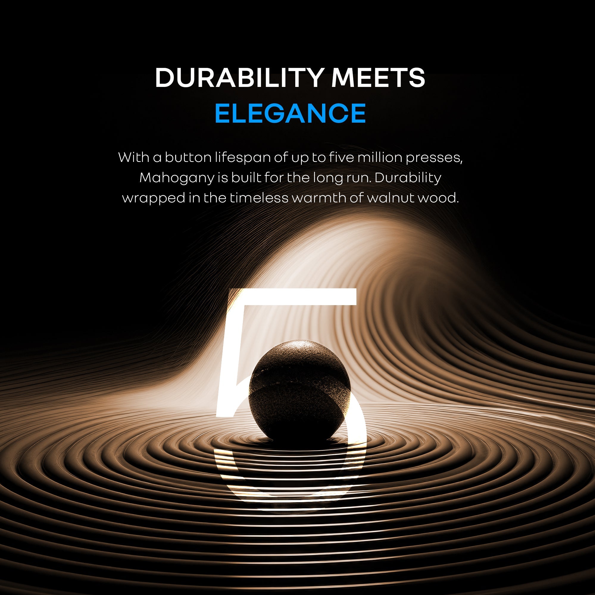 Luxury Smart Switches - Mahogany