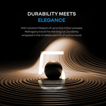 Luxury Smart Switches - Mahogany