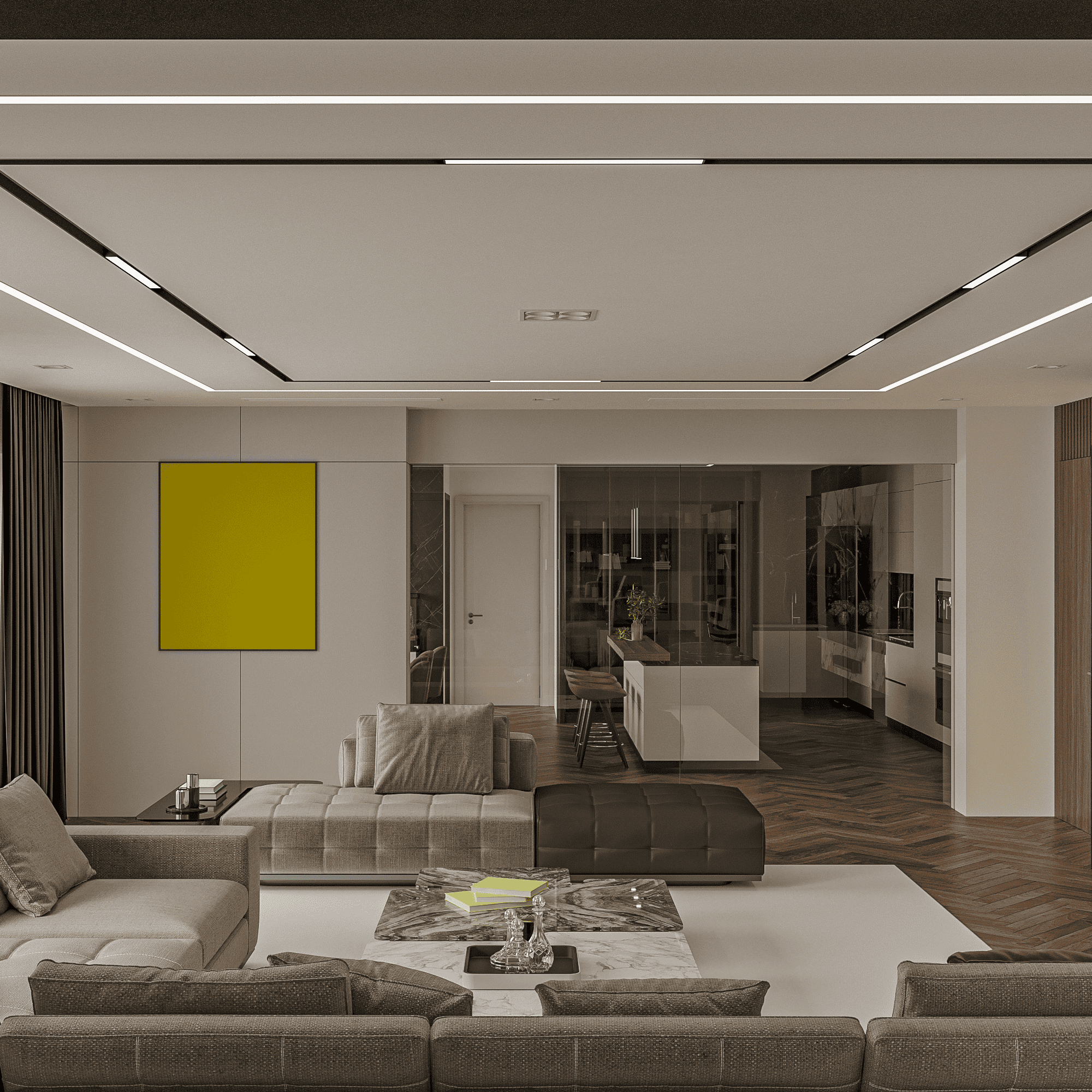 Magnetic Track Linear Light