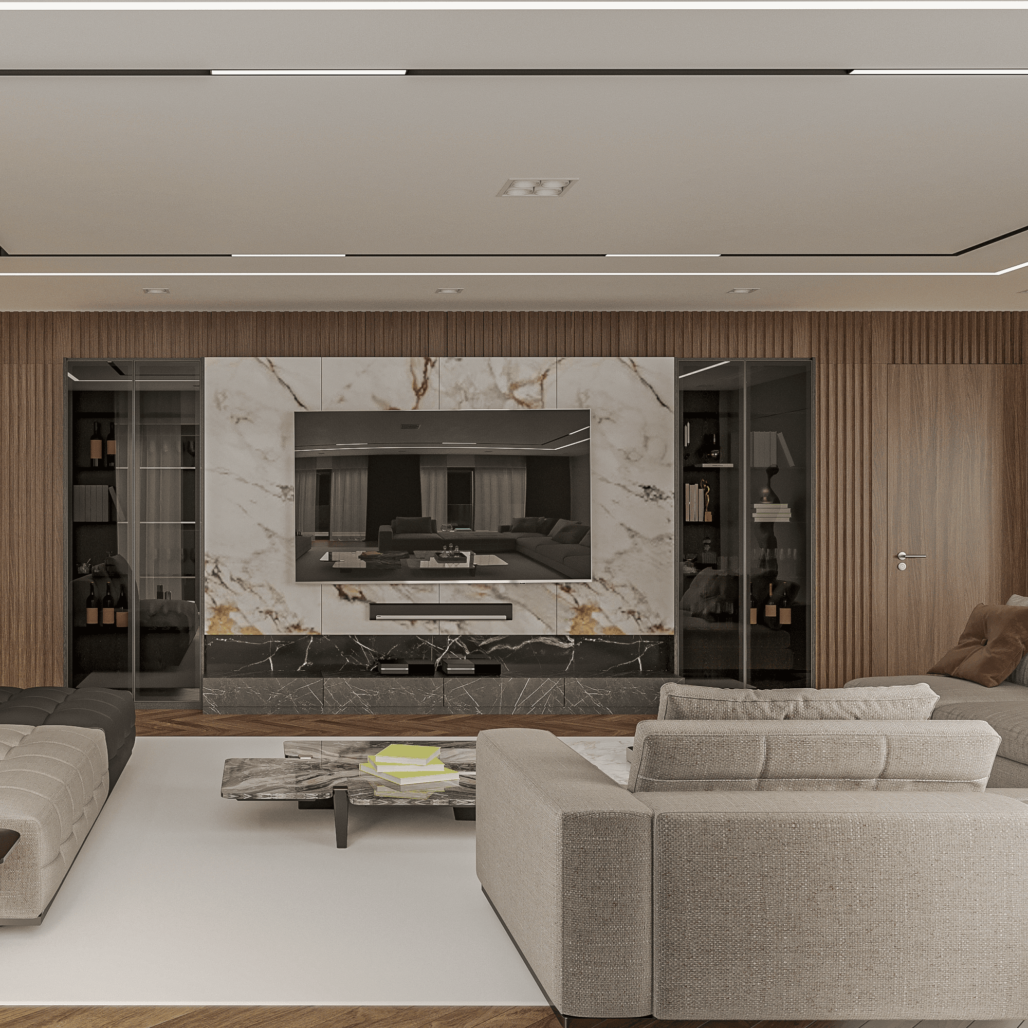 Magnetic Track Linear Light